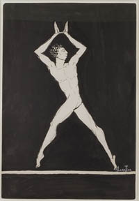 Nijinsky in Diaghileff’s L’Après-Midi d’un Faune, 1916-17
